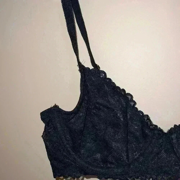 SAVAGE FENTY BLACK LACE BRA 32C - Picture 8 of 9